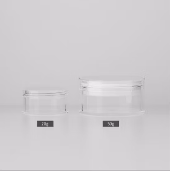 Embalagem cosmética caixa de pó solto de plástico 30/50g